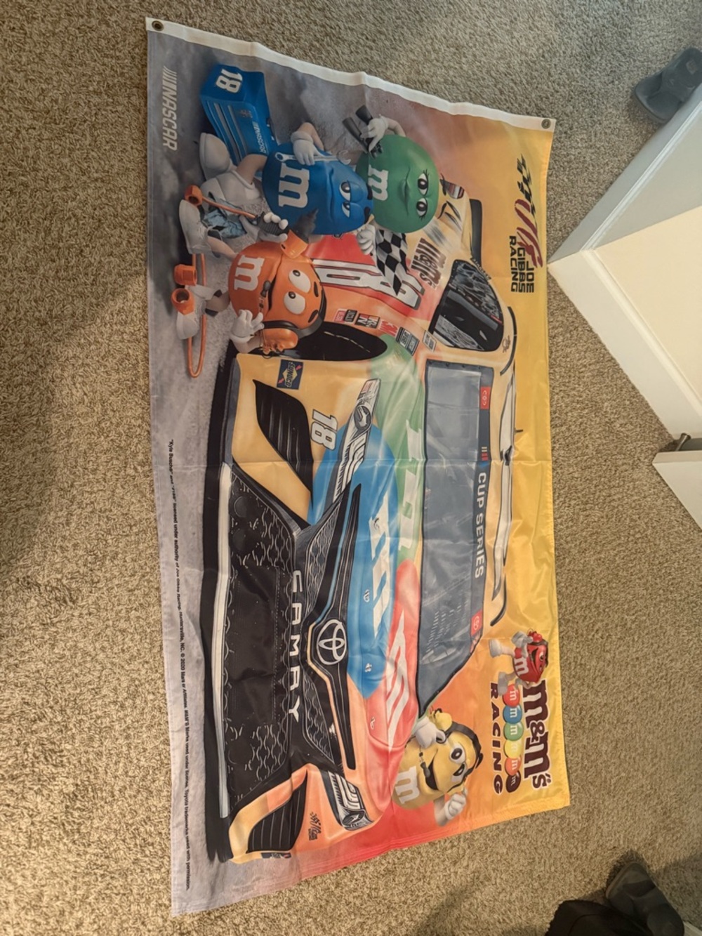 Wincraft M&M's Racing Flag Banner - Yellow, Blue, Green, Orange, Red